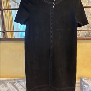 Elegant Black Short Sleeve Dress